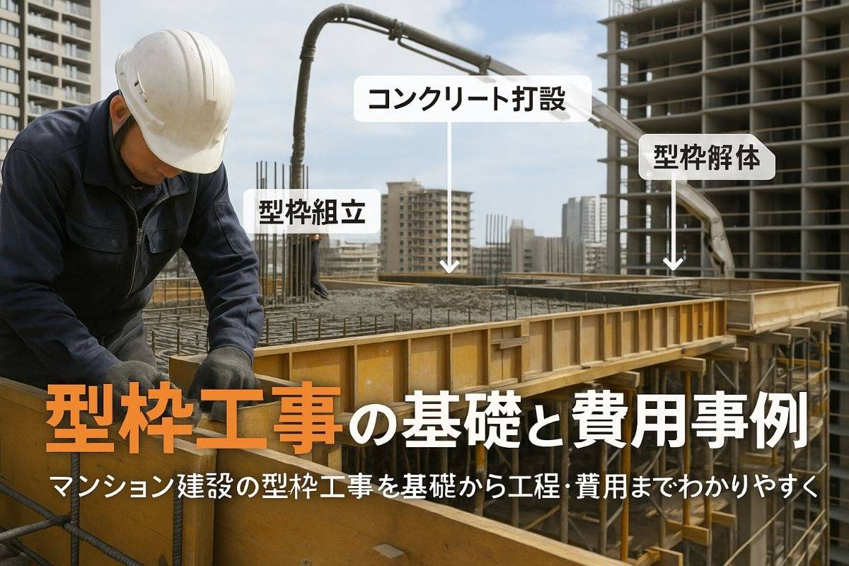型枠がマンション工事の基礎と工程から費用相場・事例まで徹底解説