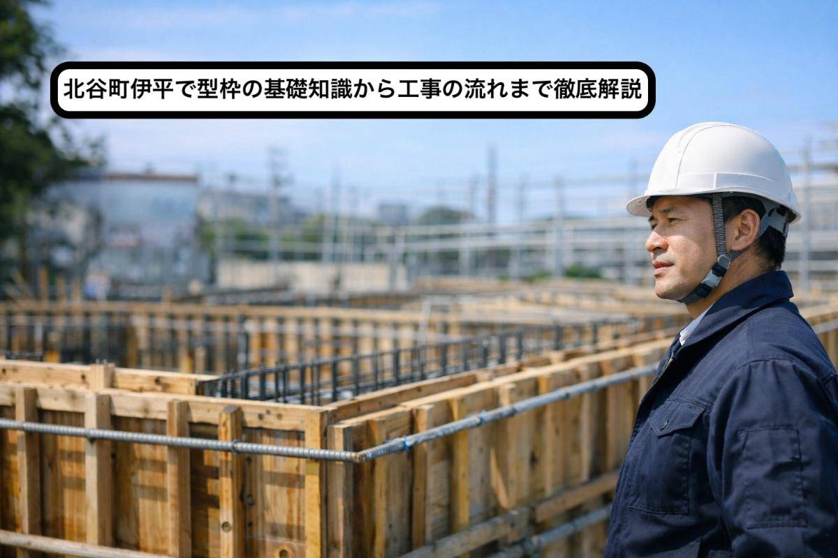 北谷町伊平で型枠の基礎知識から工事の流れまで徹底解説